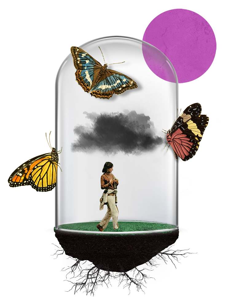 Mental health crisis illustration